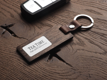 Logotrade business gift image of: Wooden keyring 1853121