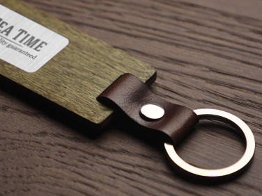Logotrade promotional giveaway picture of: Wooden keyring 1853121