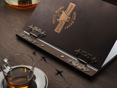 Logo trade business gift photo of: Menu cover 1862121