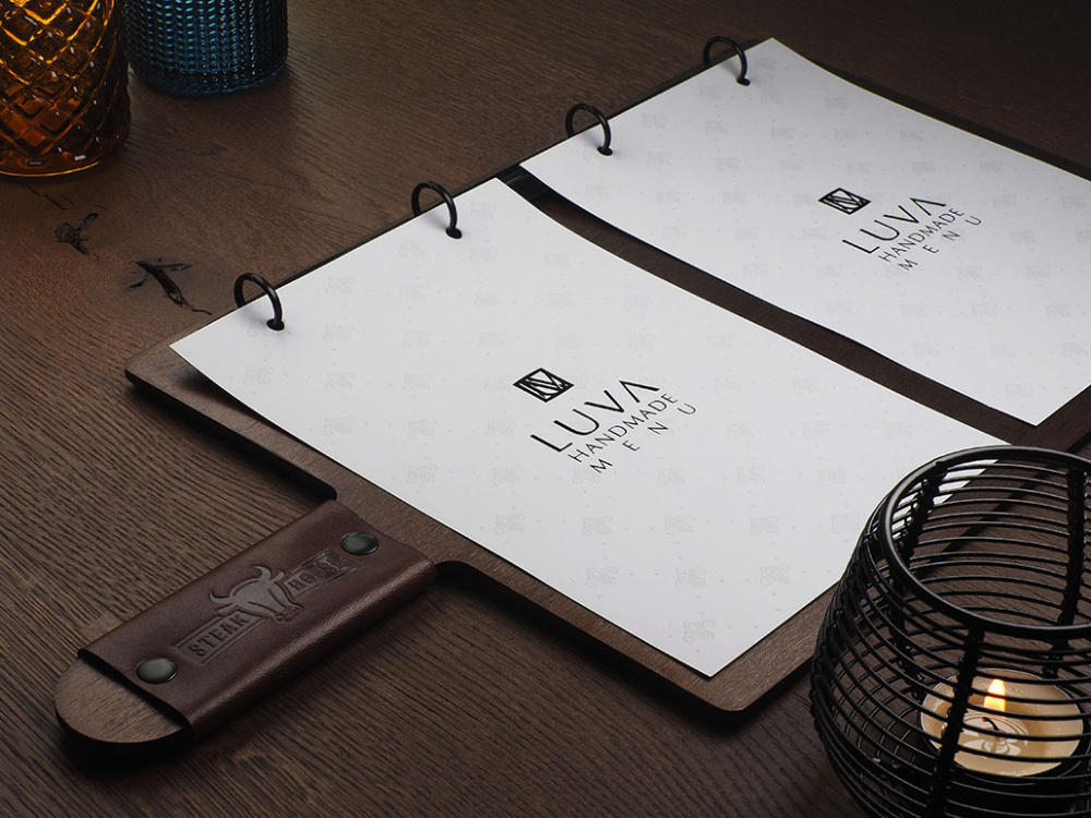 Logo trade promotional item photo of: Menu cover 1864121