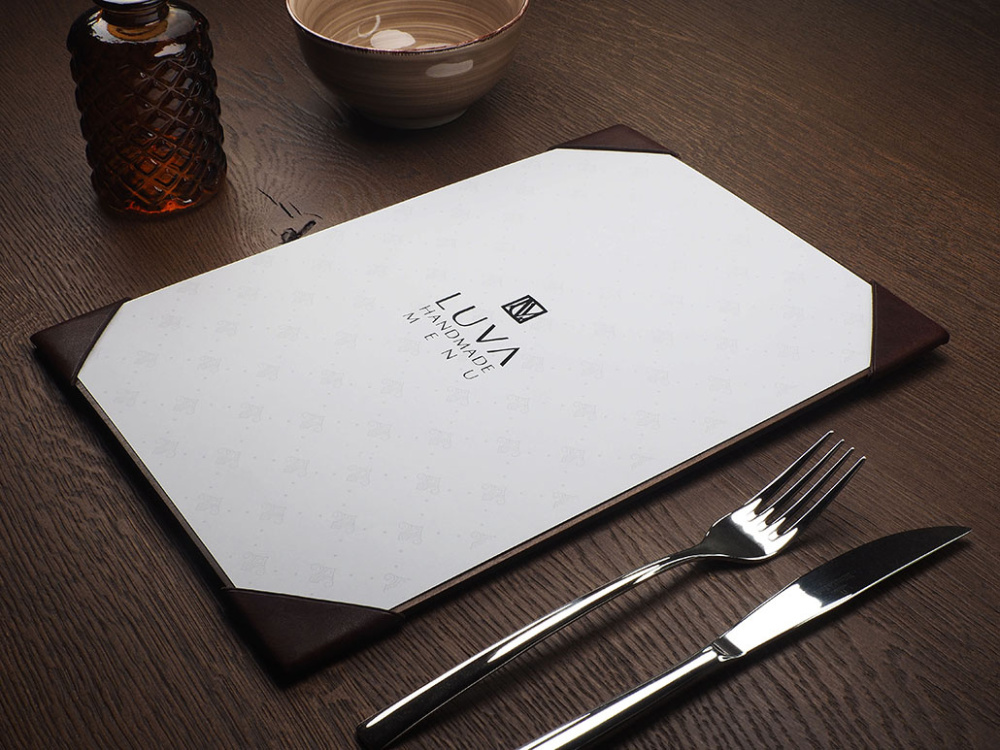 Logo trade promotional giveaway photo of: Menu pad 1869121