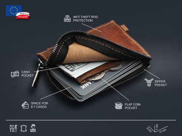 Logo trade promotional items picture of: Wallet 1935310
