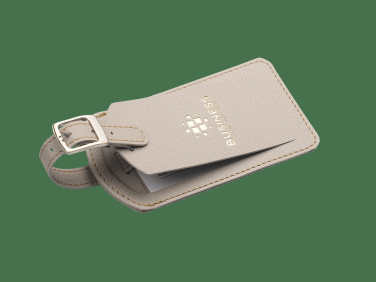 Logo trade promotional merchandise photo of: Luggage tag 1155113