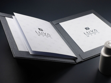 Logo trade business gifts image of: Menu cover 1952280