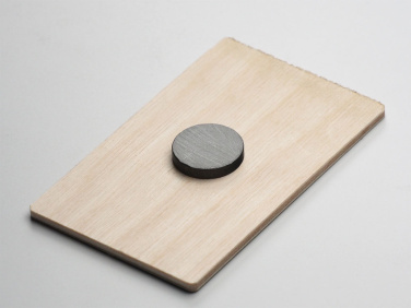 Logo trade promotional items image of: Wooden magnet 2034121