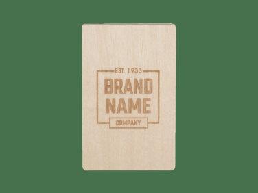 Logo trade promotional products image of: Wooden magnet 2034121