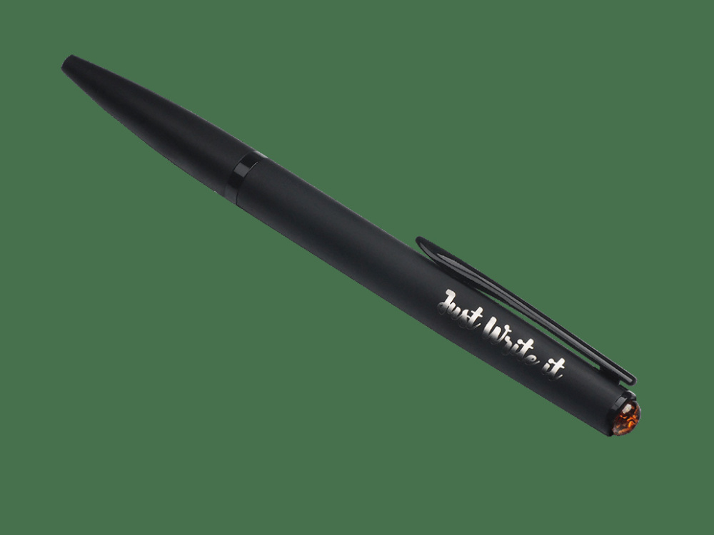 Logotrade promotional merchandise image of: Ball pen with AMBER stone 2070036