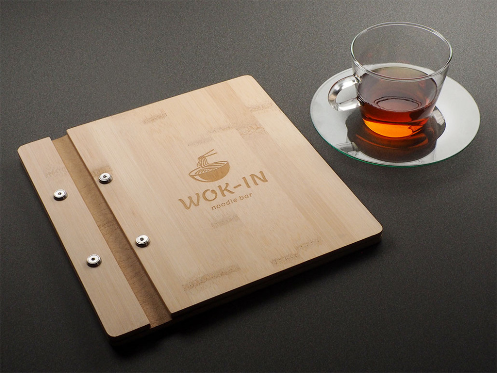 Logo trade promotional items image of: Menu cover 1905292