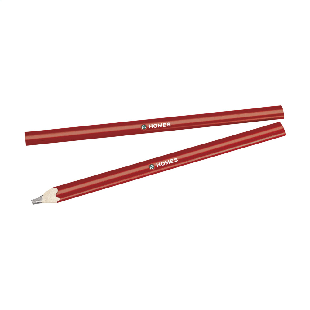 Logo trade corporate gifts image of: Carpenter wooden pencil