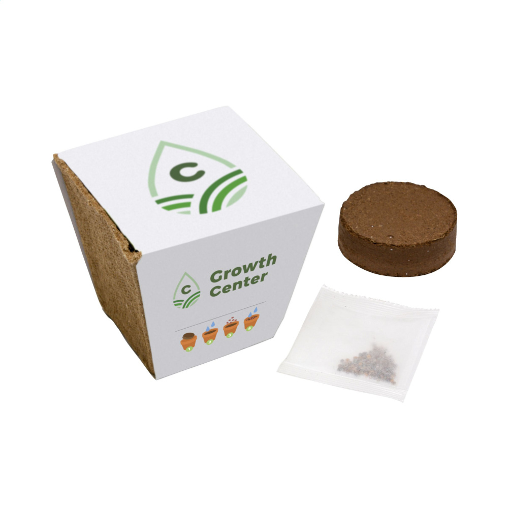 Logo trade corporate gifts image of: Flowermix Wood Fibers