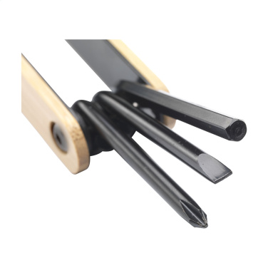 Logo trade promotional gifts picture of: Bamboo Black Tool multi tool