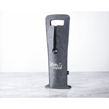 Logo trade promotional gifts picture of: Wine Bag-to-Give GRS RPET