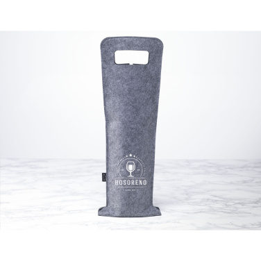 Logo trade promotional item photo of: Wine Bag-to-Give GRS RPET