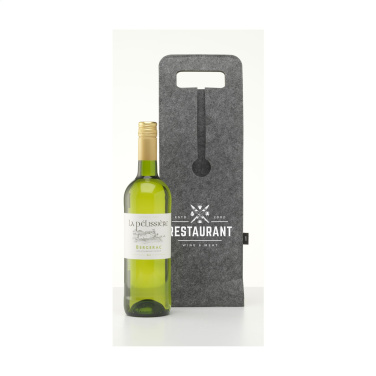 Logotrade promotional gift picture of: Wine Bag-to-Give GRS RPET