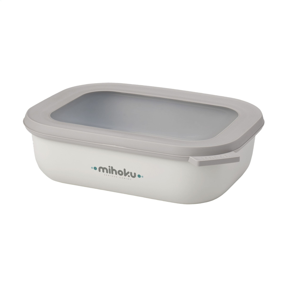 Logotrade promotional gift picture of: Mepal Cirqula multi use rectangular bowl 1 L lunchbox