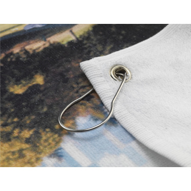 Logo trade promotional gifts image of: GolfTowel 400 g/m² 30x50