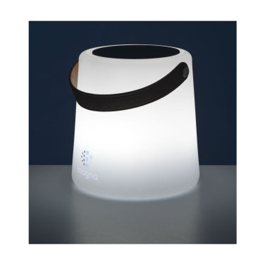 Logo trade promotional giveaways image of: Wooosh Ziva Solar Lamp