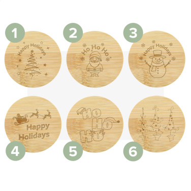 Logotrade promotional merchandise photo of: Wooosh Scented Candle Sweet Vanilla X-Mas