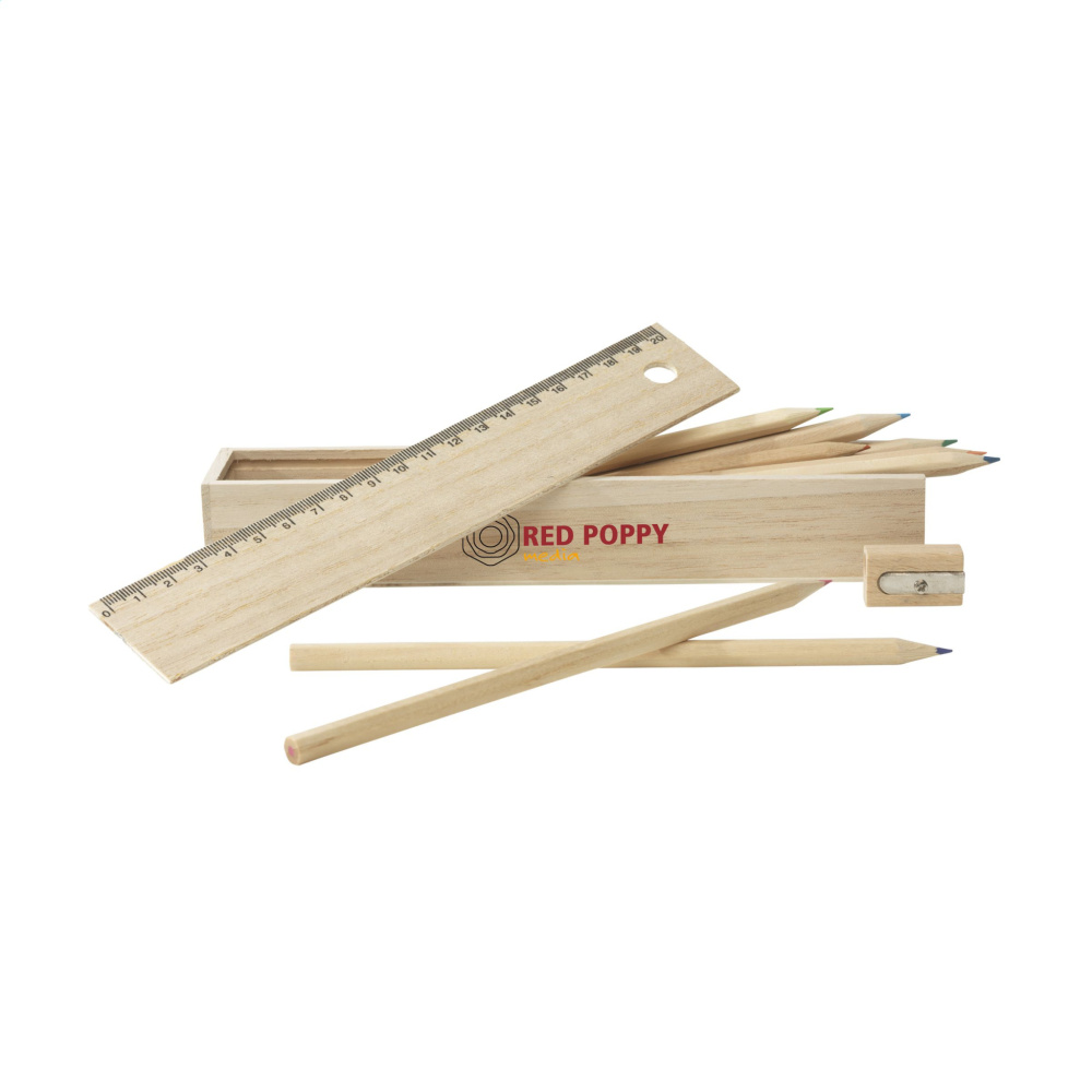 Logotrade promotional giveaway picture of: LiniBox colouring pencils