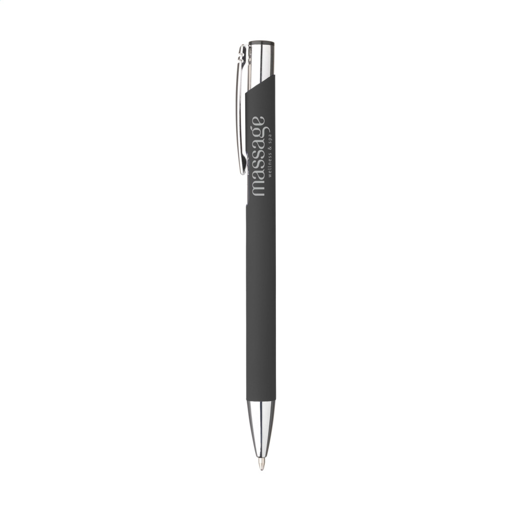Logotrade business gifts photo of: Ebony Soft Touch pen