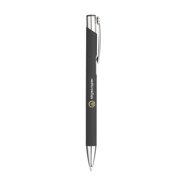 Logotrade advertising products photo of: Ebony Soft Touch pen