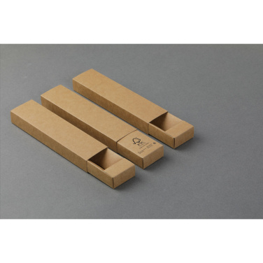 Logo trade business gift photo of: Gift Box Kraft Paper gift packaging
