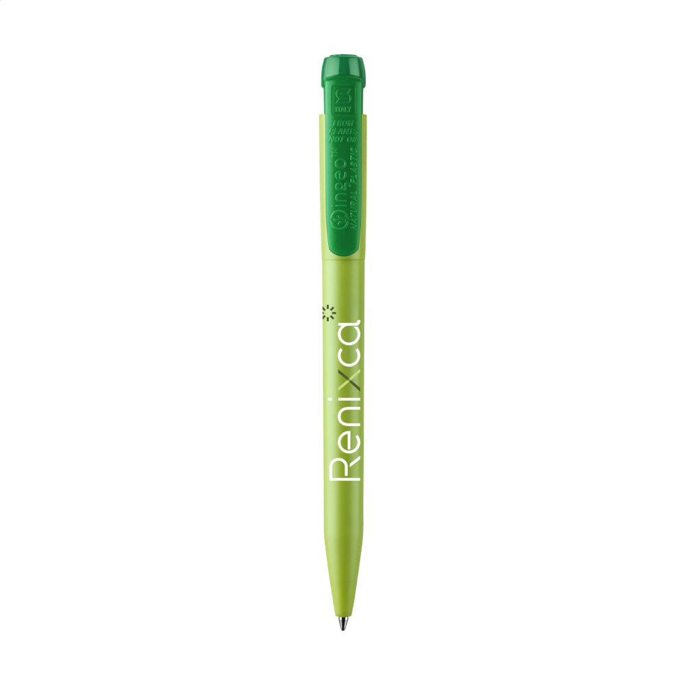 Logo trade promotional items picture of: Stilolinea Ingeo Pen Green Office