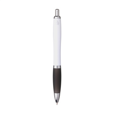 Logo trade business gifts image of: Athos Trans GRS Recycled ABS pen