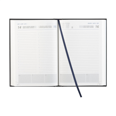 Logo trade promotional giveaways image of: Eurotop Balacron diary A5 6-languages