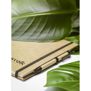 Logo trade promotional merchandise photo of: Pocket ECO Paper A5 notebook