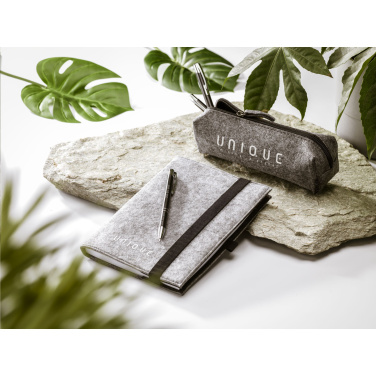 Logotrade business gift image of: Pencil Case GRS RPET Felt