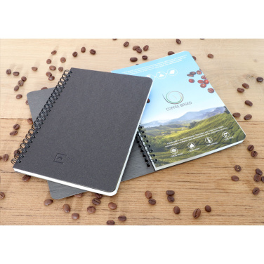 Logotrade corporate gift image of: Coffee Paper Notebook Wire-O A5