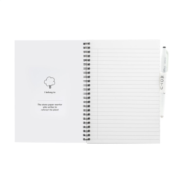 Logotrade advertising products photo of: MOYU Erasable Stone Paper Notebook Custom SoftCover