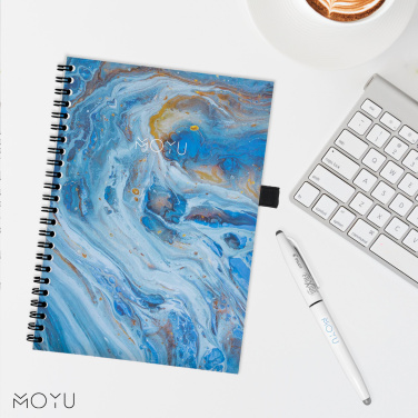 Logo trade promotional giveaway photo of: MOYU Erasable Stone Paper Notebook Custom SoftCover