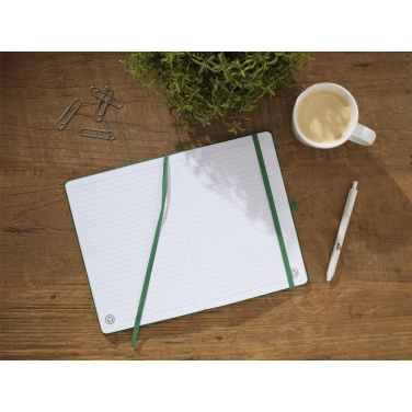 Logotrade promotional merchandise image of: Recycled GRS PU Paper Notebook A5