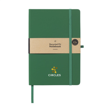 Logotrade advertising product image of: Recycled GRS PU Paper Notebook A5