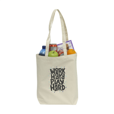 Logo trade promotional gift photo of: Canvas ShoppyBag long handles (270 g/m²)