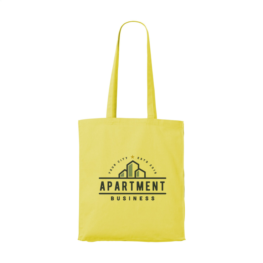 Logo trade promotional items image of: Colour Square Bag (160 g/m²) cotton bag