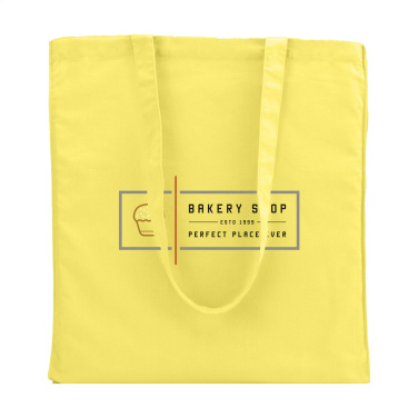 Logo trade business gift photo of: Colour Square Bag (160 g/m²) cotton bag
