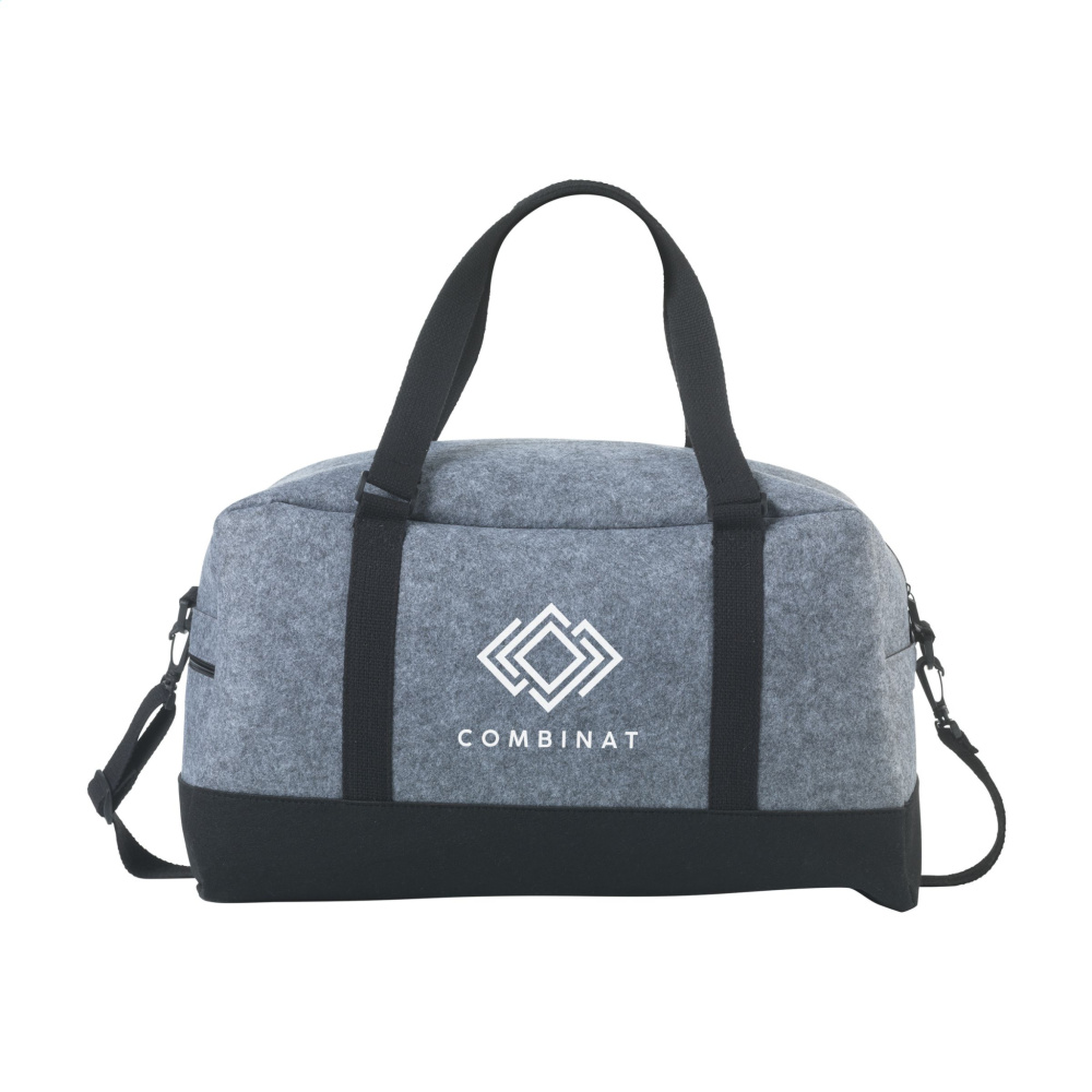 Logo trade promotional giveaway photo of: Feltro GRS RPET Weekend Bag travelling bag
