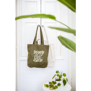 Logotrade promotional giveaway image of: Organic Cotton Canvas Tote Bag (280 g/m²)