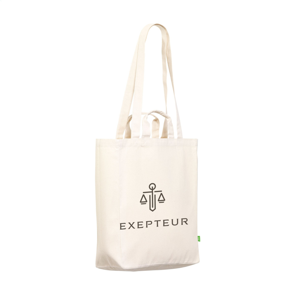 Logotrade promotional giveaway picture of: Organic Cotton Canvas Tote Bag (280 g/m²)