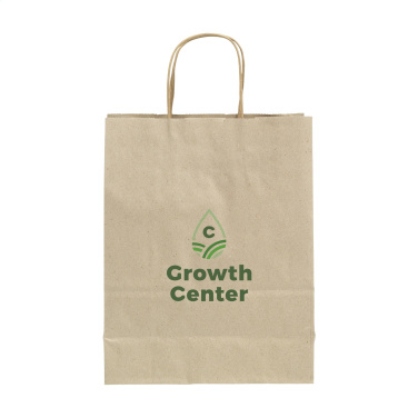 Logotrade promotional giveaway picture of: Leaf It Bag recycled grass paper (90 g/m²) S