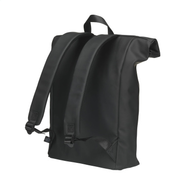 Logo trade promotional gifts picture of: Lennon Roll-Top Recycled Backpack