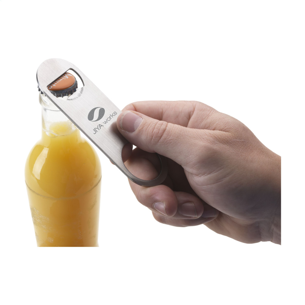 Logo trade promotional gifts image of: CrownTop Metal Opener Metal