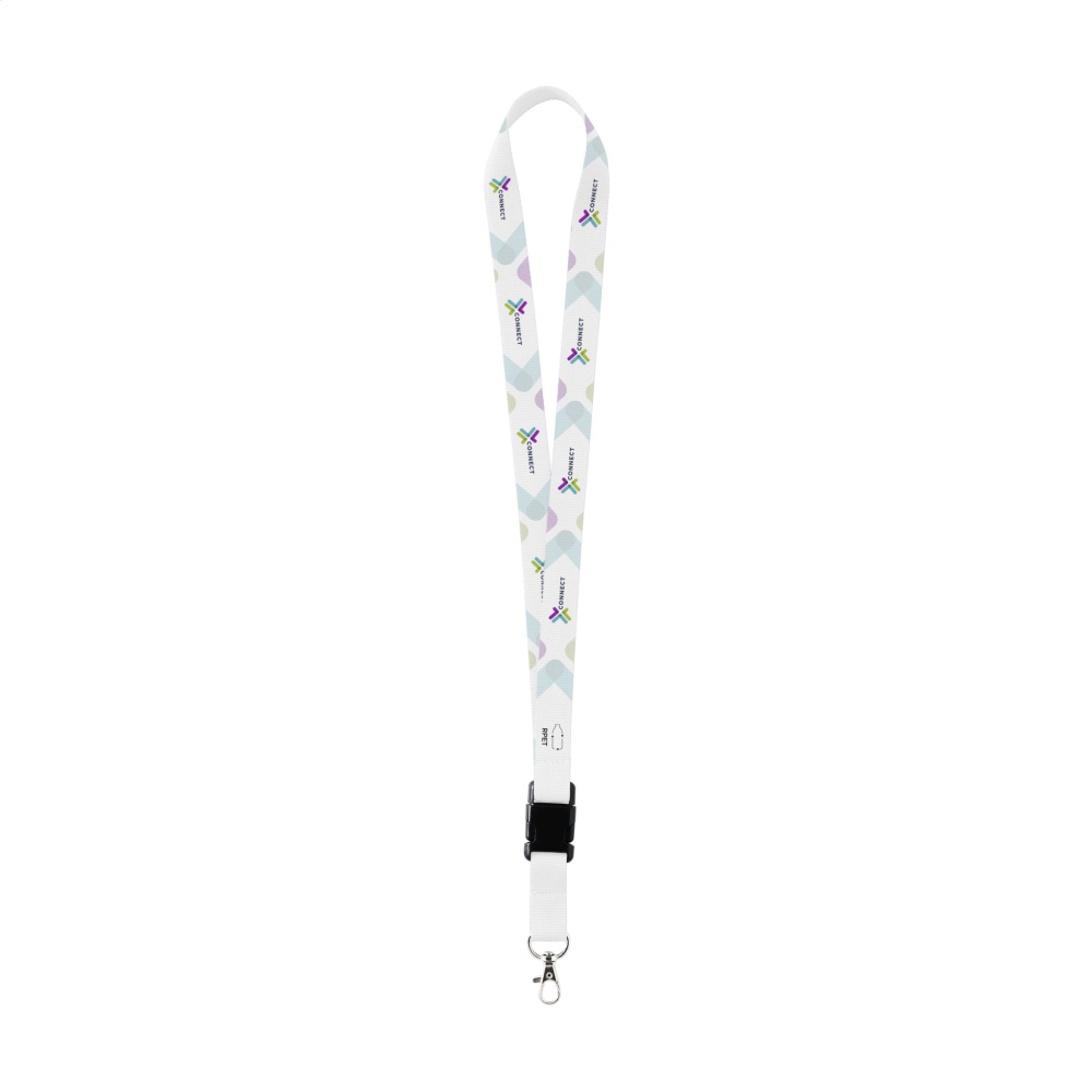 Logotrade corporate gift picture of: Lanyard Sublimation Buckle RPET 2 cm keycord