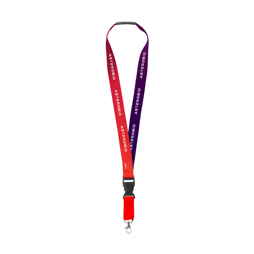 Logotrade advertising products photo of: Lanyard Promo Complete Sublimation RPET 2 cm keycord