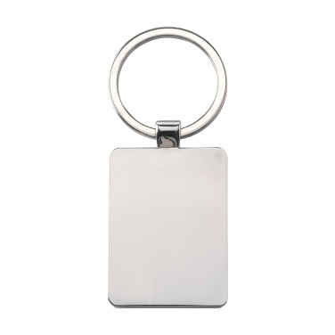 Logotrade promotional merchandise image of: Bamboo Key Rectangle keyring