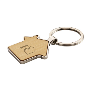 Logotrade promotional gift picture of: Casa bamboo keyring