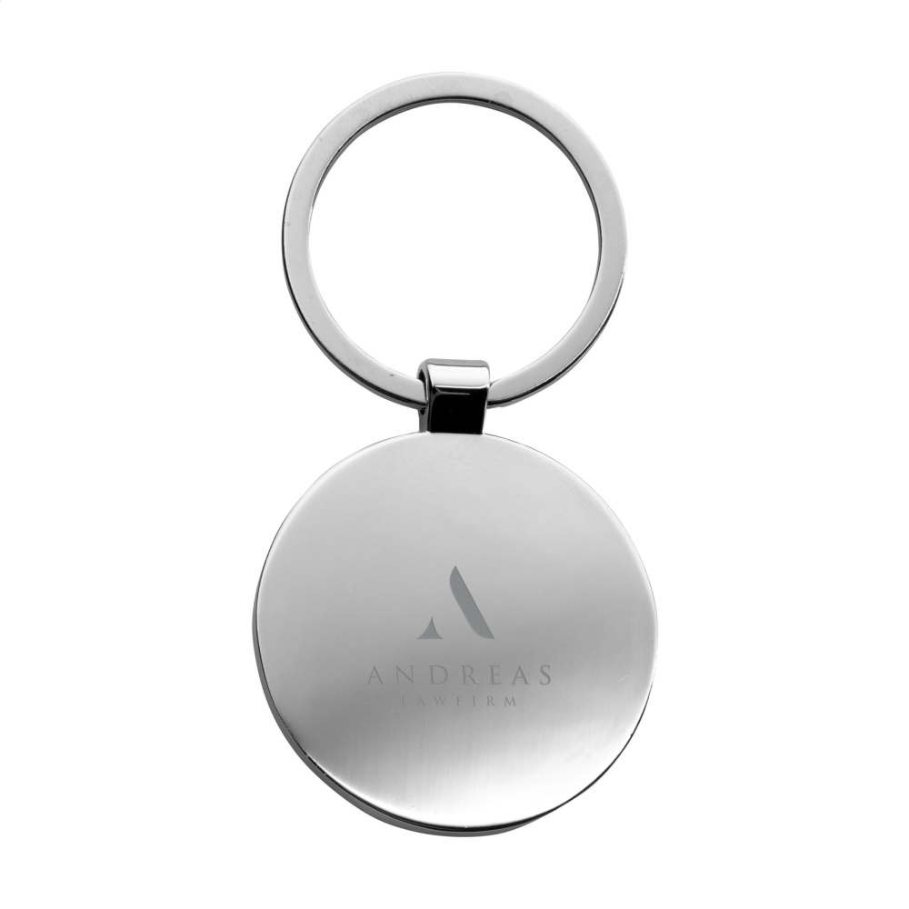 Logo trade corporate gift photo of: Bamboo Key Circle keyring